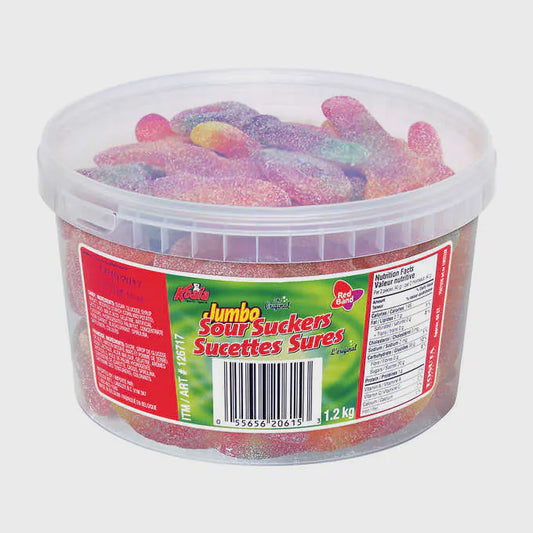 Jumbo Sour Suckers Bin