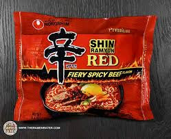Nongshim Shin Ramyun Red Fiery Spicy Beef