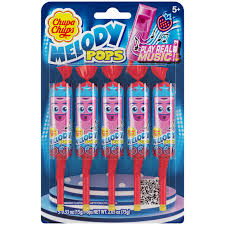 Chupa Chups Melody Pops- Strawberry Flavor (5 pack)