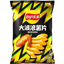 Pepsi Lay's Big Wave Crispy Grilled Chicken Wing Flavor Potato Chips 70g