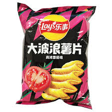 Pepsi Lay's Big Wave Rich Tomato Flavor Potato Chips 70g