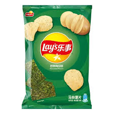 Pepsi Lay's Natural Seaweed Flavored Potato Chips 65g