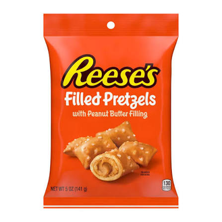 Reese's- Filled Pretzels With Peanut Butter Filling Peg Bag 5 oz (141g)