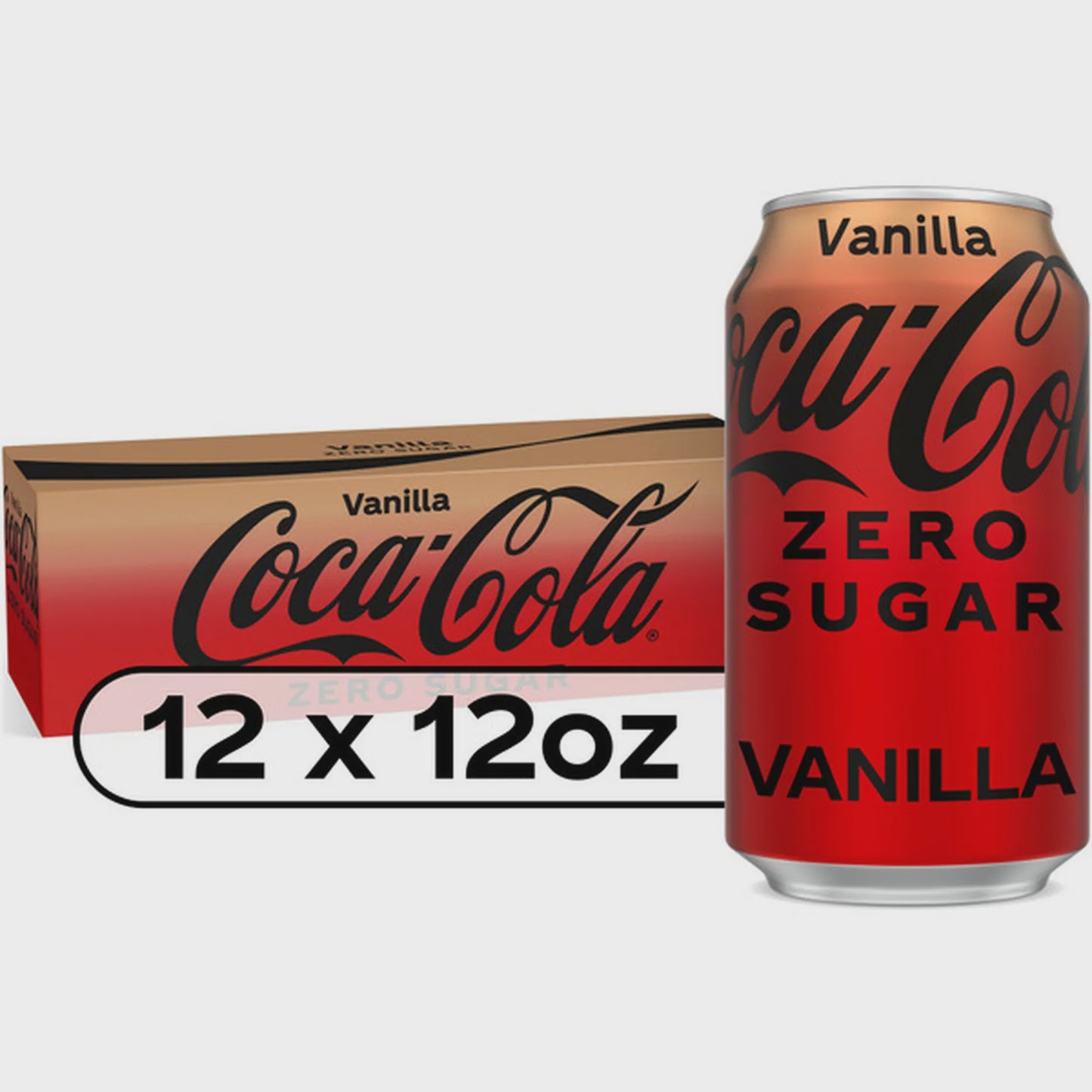 Coca Cola Vanilia Zero Sugar (12-Pack)