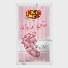 JELLY BELLY BAG - ITS A GIRL W/ JEWEL BUBBLE