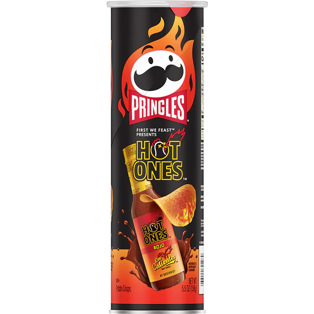 Pringles Hot Ones Potato Chips (158g)