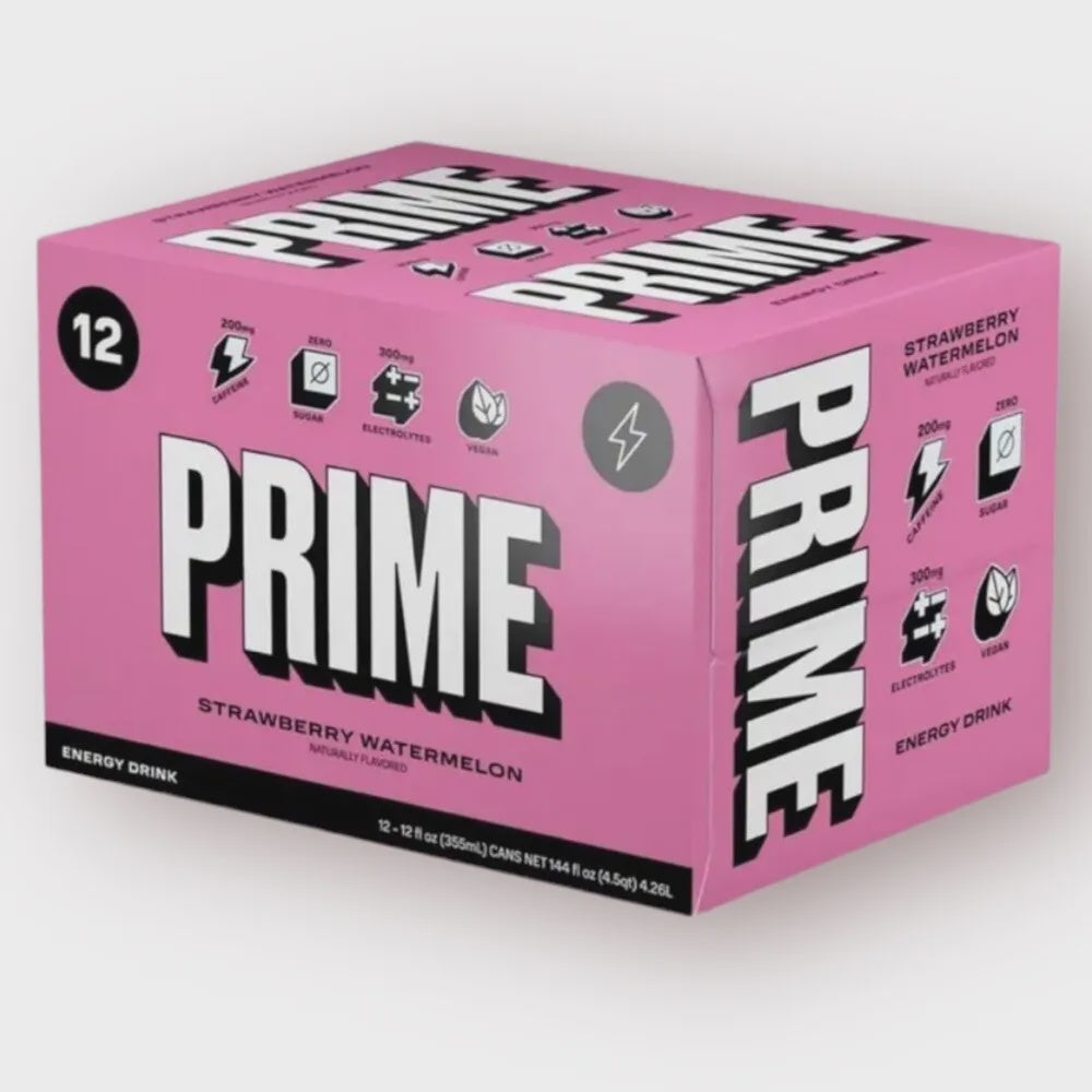 Prime Energy Strawberry Watermelon (12-Pack)