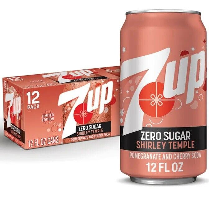 7UP Shirley Temple Zero Sugar (12-Pack)