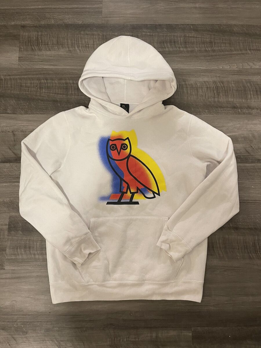 Ovo Stencil Owl Hoodie Medium