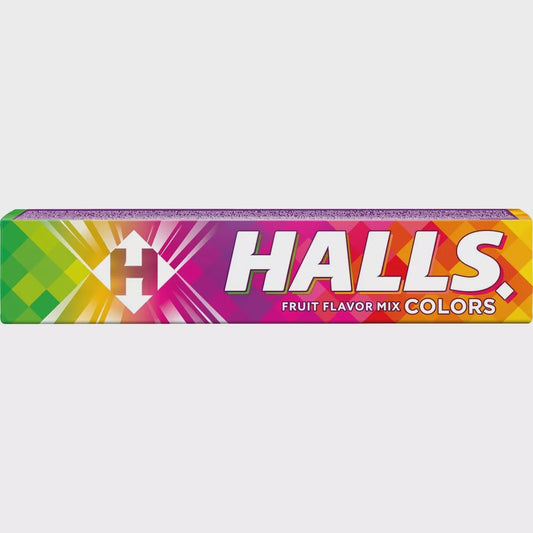 Halls Colors Fruit Flavour Mix (33.5g)