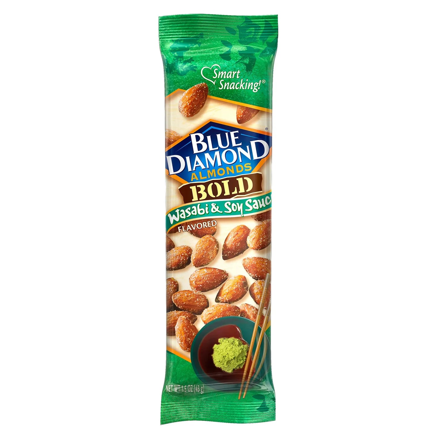 Blue Diamonds Almonds Bold Wasabi & Soy Sauce